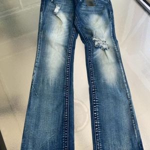 New Premiere by RUE 21 Distressed Slim Boot Cut